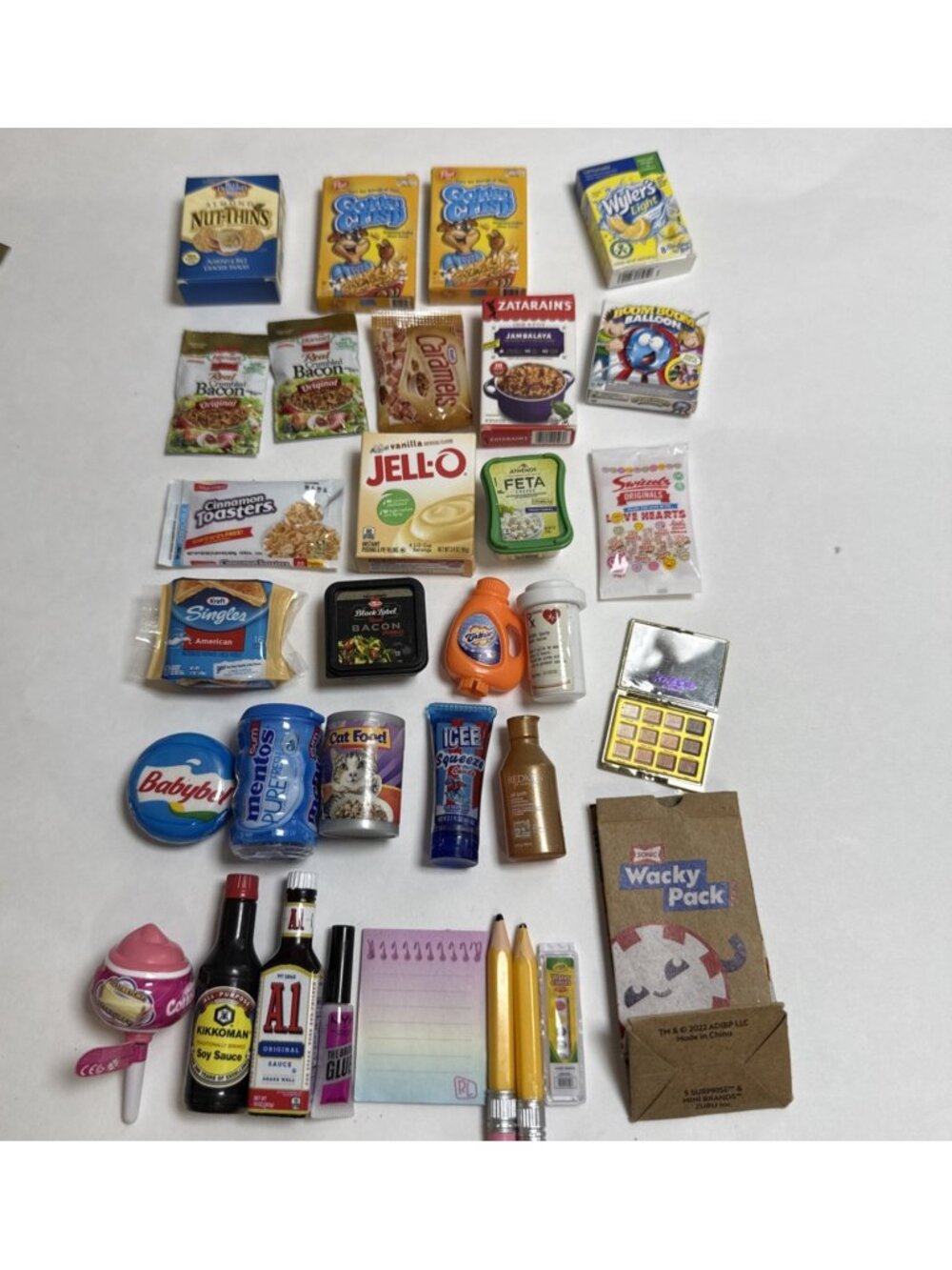 32 Piece Lot of Food Mini Brands Mixed Lot Play Food & Supermarket Minis
